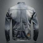 Herren-denim-biker-jacke
