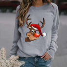 Weihnachtspullover–rot–Rudolph–Motiv–lustig–gemütlich–perfekt–für–Feiertage