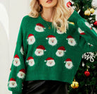 Weihnachtspullover–rosa–Santa-Muster–weihnachtlich–gemütlich–für–festliche–Stimmung