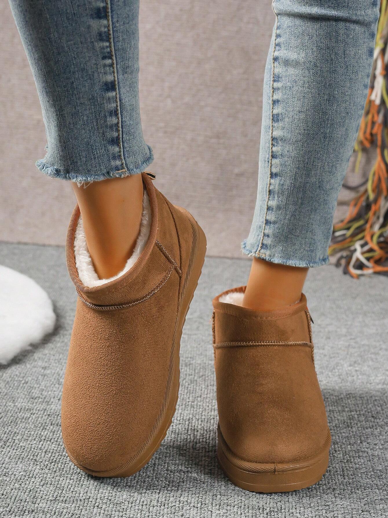 Bequeme-Winterboots-mit-flachem-Design-und-weichem-Innenfutter,-perfekt-für-Alltag-und-kalte-Tage