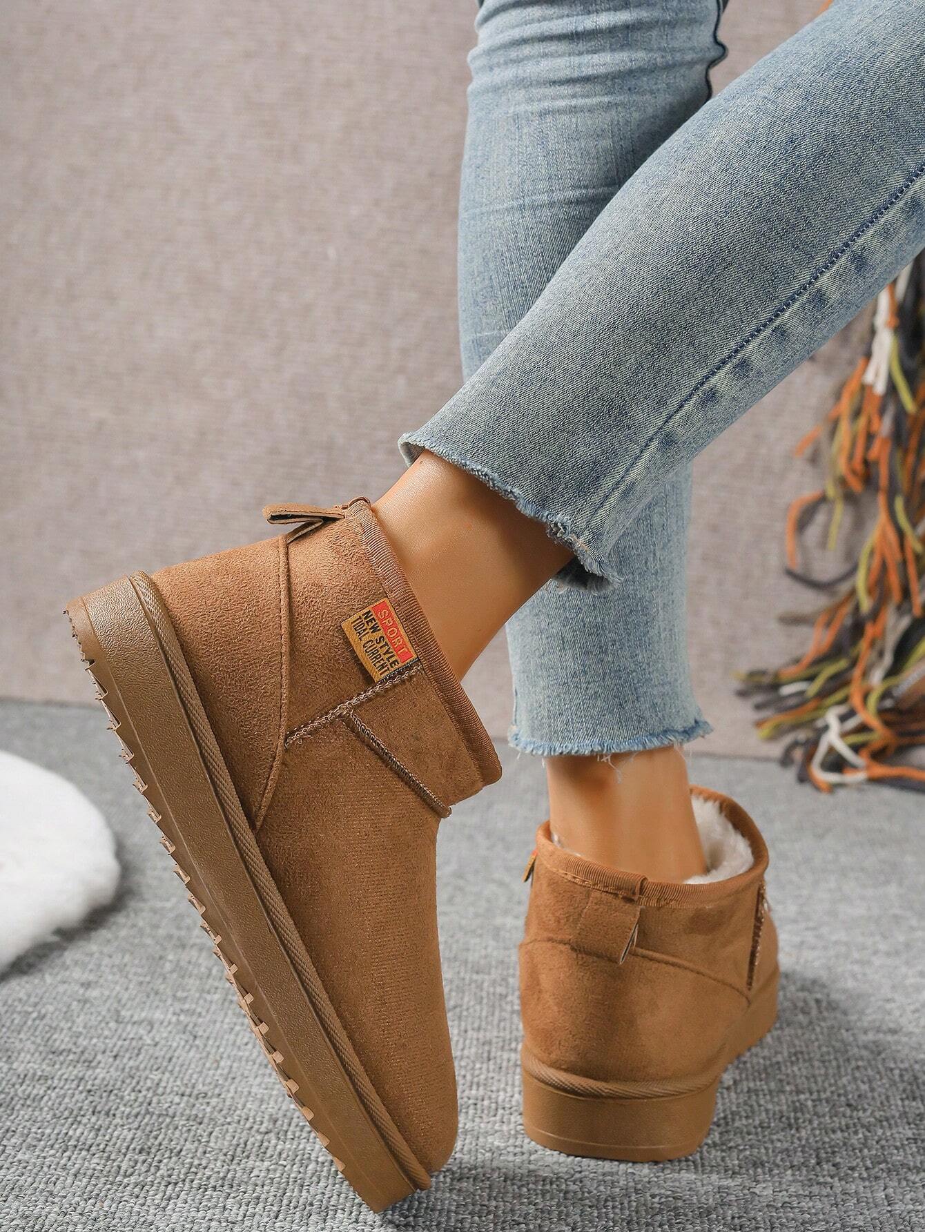 Bequeme-Winterboots-mit-flachem-Design-und-weichem-Innenfutter,-perfekt-für-Alltag-und-kalte-Tage