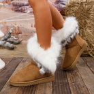 Warme-Winterstiefeletten-mit-dickem-Kunstfellkragen-und-weichem-Innenfutter,-ideal-für-einen-stilvollen-und-komfortablen-Winterlook.