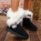 Warme-Winterstiefeletten-mit-dickem-Kunstfellkragen-und-weichem-Innenfutter,-ideal-für-einen-stilvollen-und-komfortablen-Winterlook.