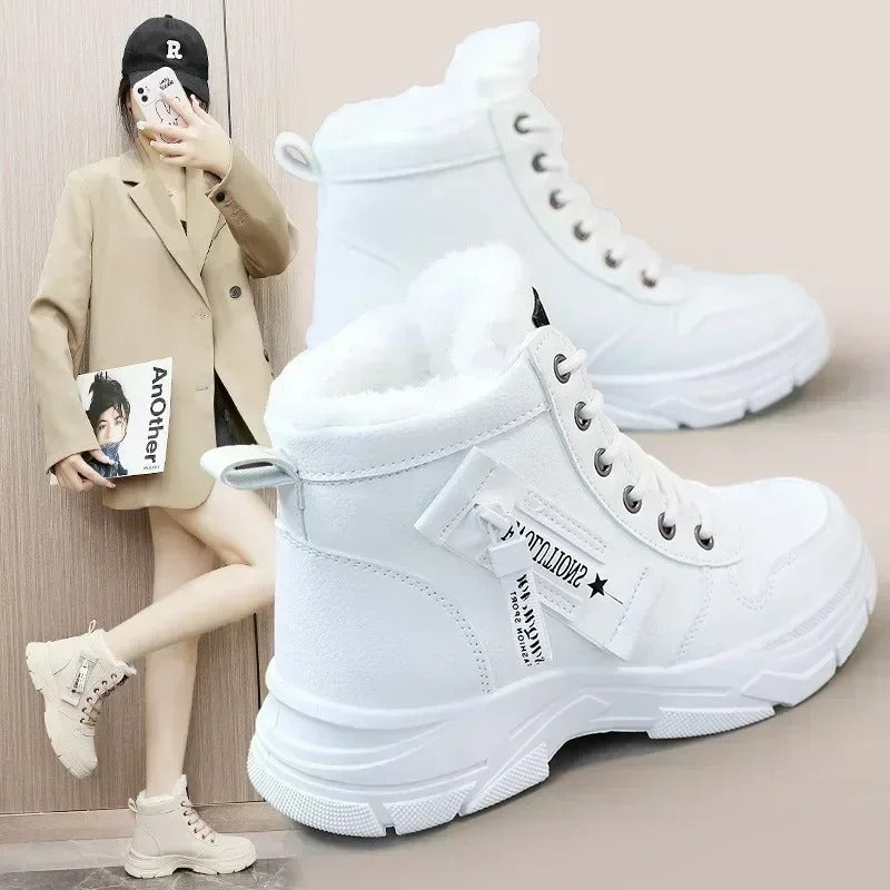 Warme-Winterboots-mit-Schnürung-und-weichem-Innenfutter,-ideal-für-kalte-Tage-und-urbanen-Stil