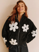damen-fleecejacke-mit-blumenverzierungen