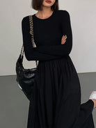 damen-maxikleid-mit-langarm-silhouette