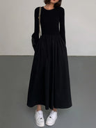 damen-maxikleid-mit-langarm-silhouette