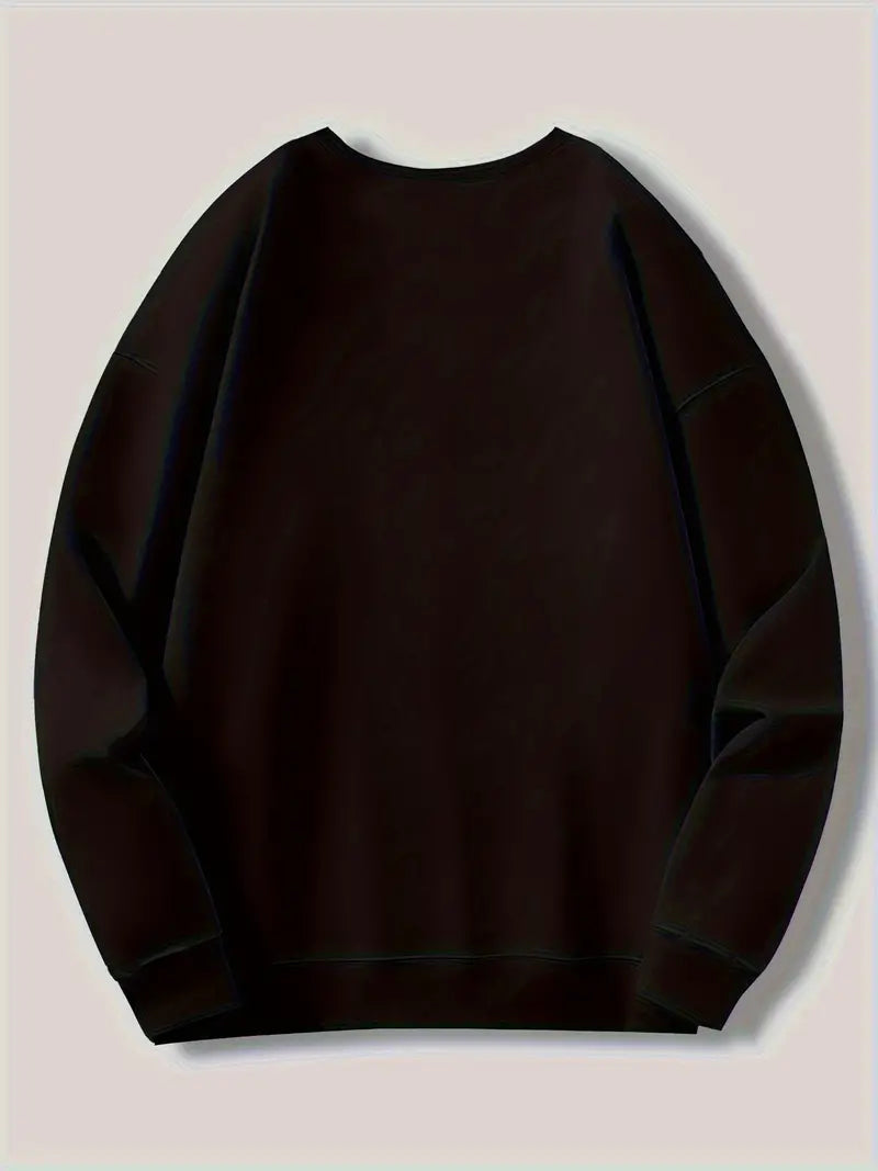 Ein-Pullover-mit-zwei-lustigen-Rentieren-in-Weihnachtsmützen-und-Schal.
