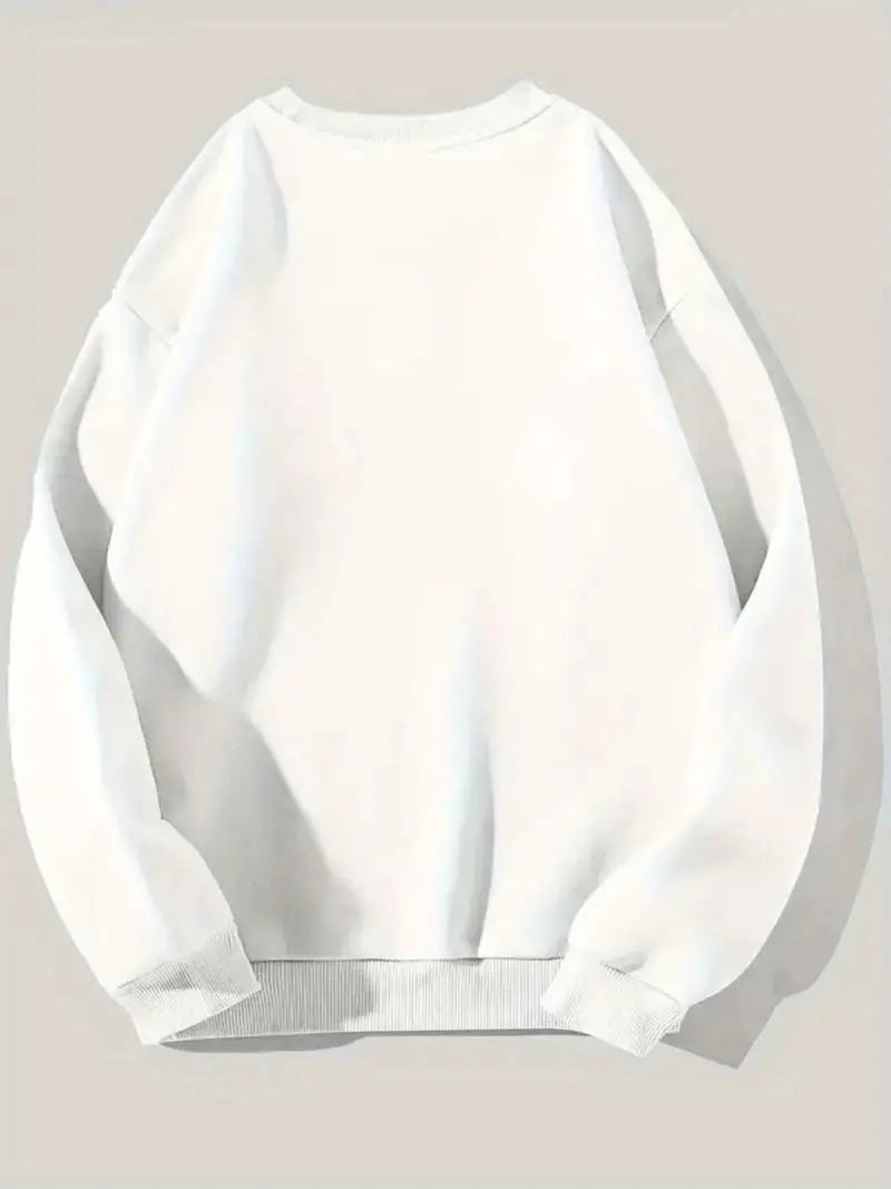 Ein-Pullover-mit-zwei-lustigen-Rentieren-in-Weihnachtsmützen-und-Schal.