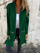 Langarm-winter-zip-cardigan-damen