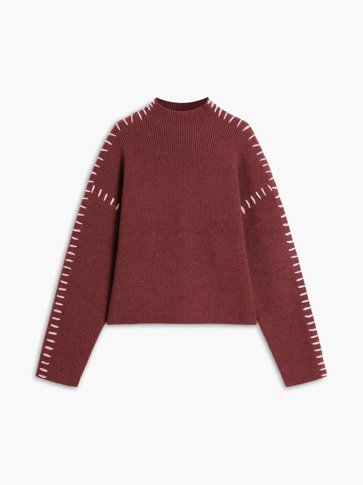 oversize-strickpullover-seitenansicht-weite-ärmel-auffällige-nähte
