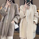 Damen-cardigan-strickstoff-detail-gemütlich
