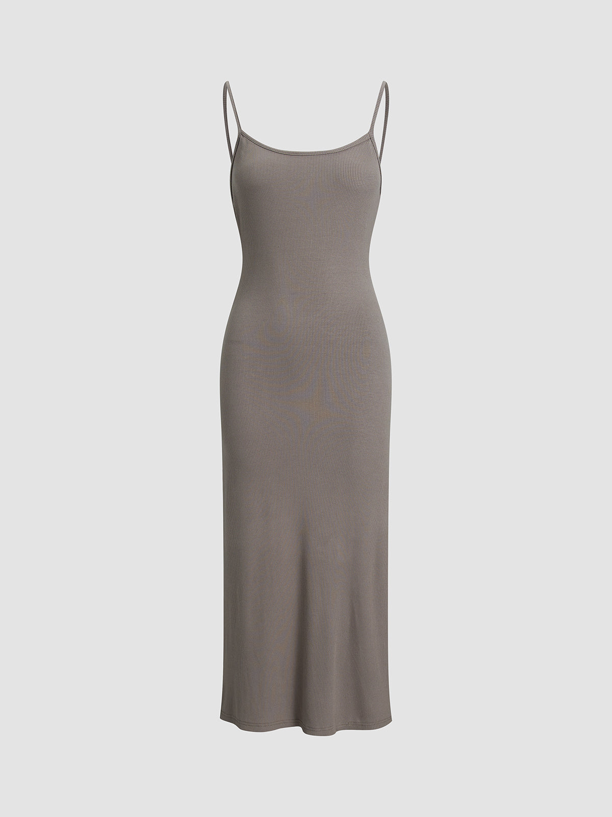 damen-geripptes-maxikleid-mit-seitlichem-schlitz