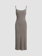 damen-geripptes-maxikleid-mit-seitlichem-schlitz