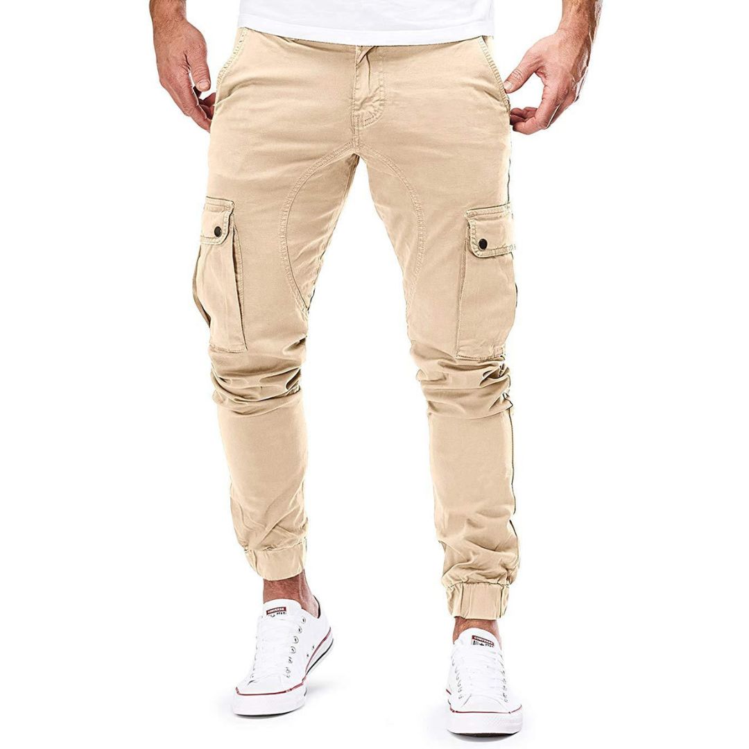 herren-slim-fit-cargo-hosen-mit-seitentaschen